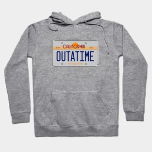 Outatime Plate Vintage Art Hoodie